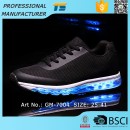 Women Red Air Cushion Running Adults Top Level Dancer Light Shoes Led